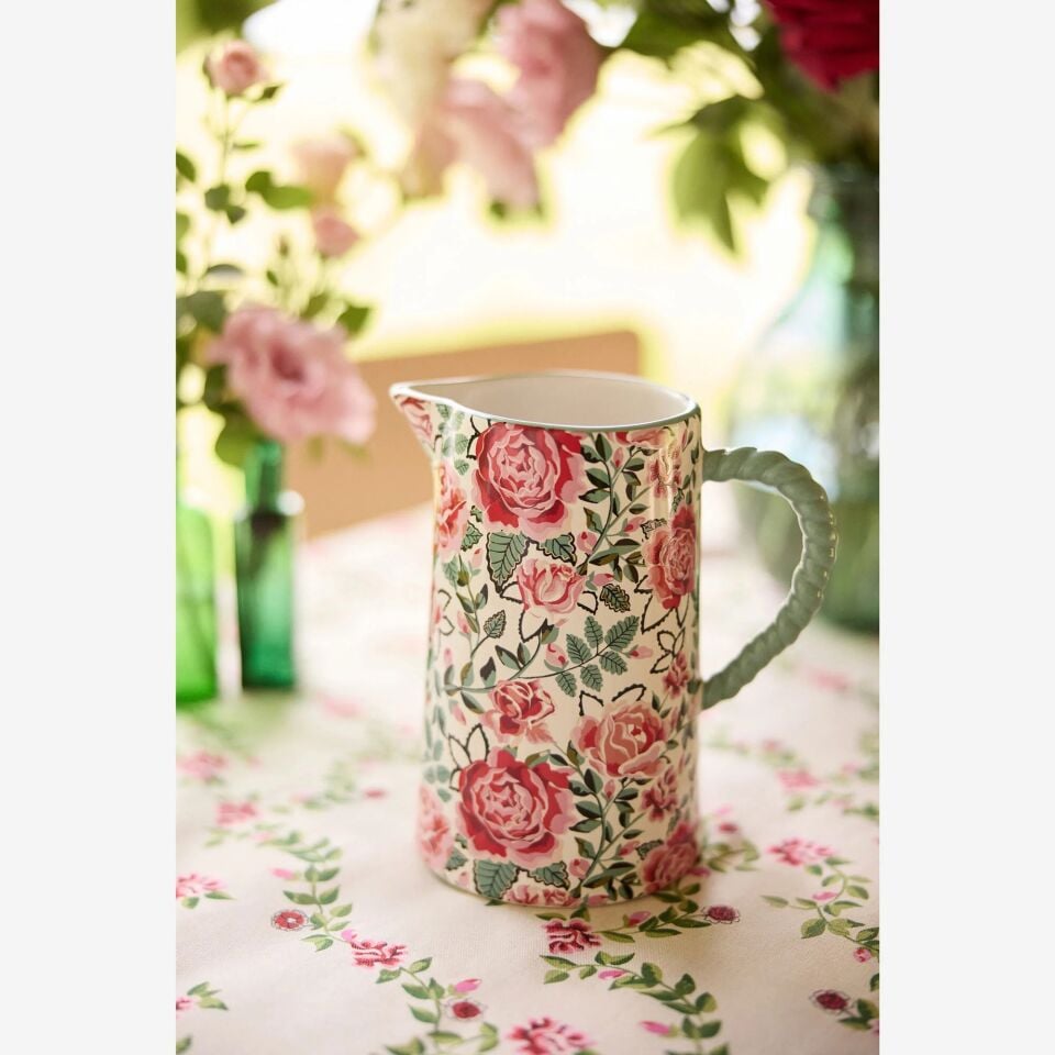 Cath Kidston Yeşil Porselen Sürahi 1000 Ml