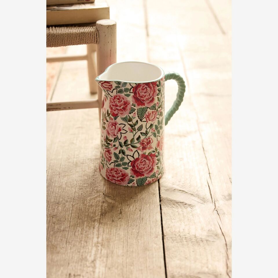 Cath Kidston Yeşil Porselen Sürahi 1000 Ml