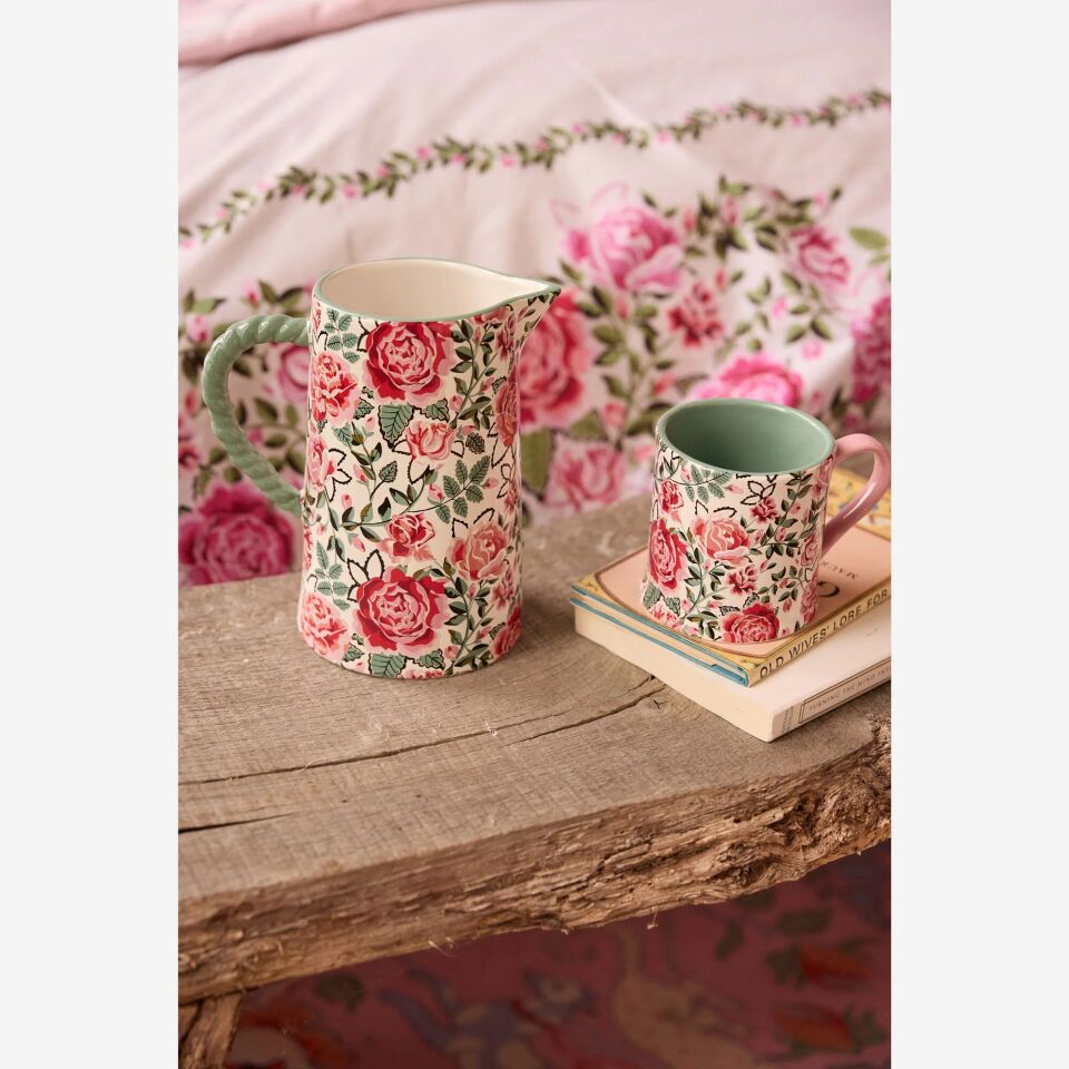 Cath Kidston Yeşil Porselen Sürahi 1000 Ml
