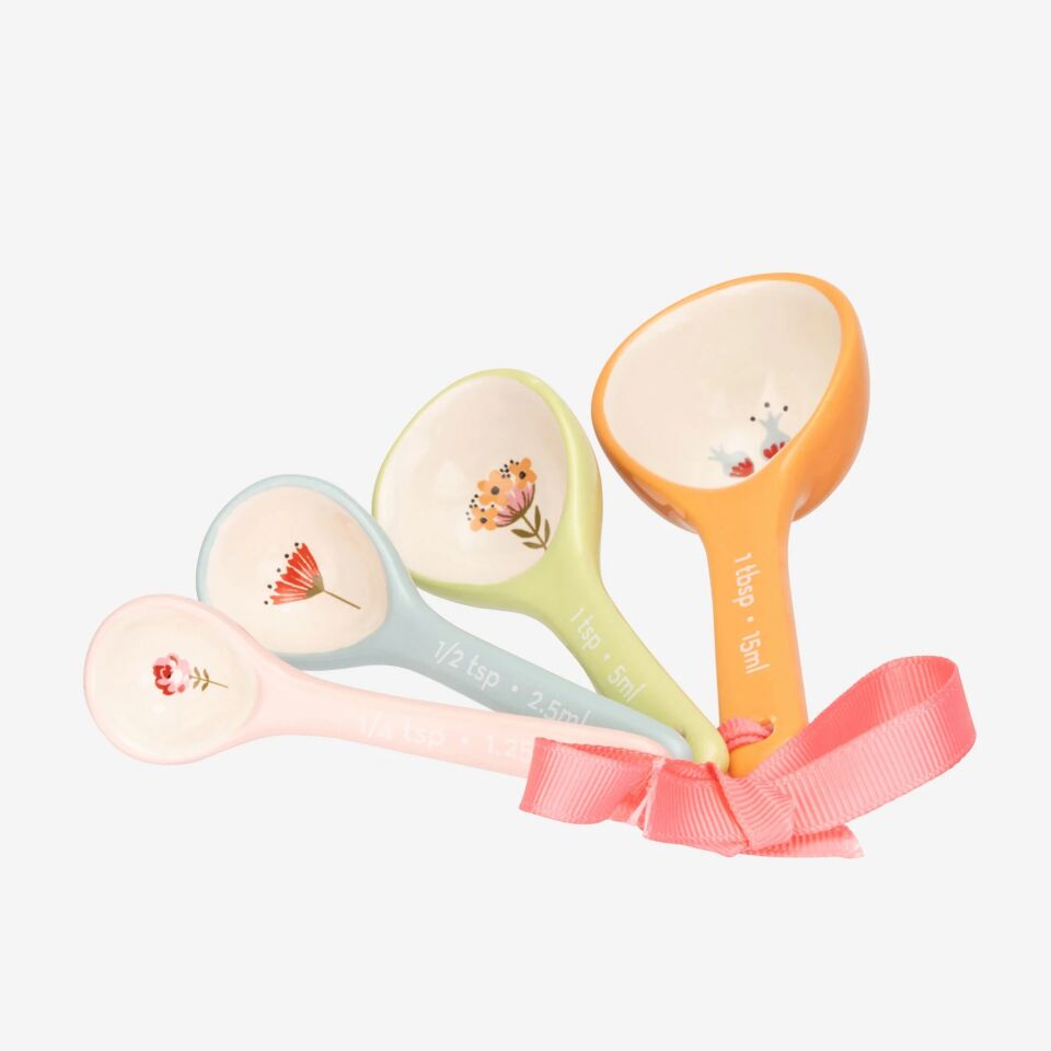 Cath Kidston Turuncu Porselen Ölçü Kaşığı Seti 15 Ml