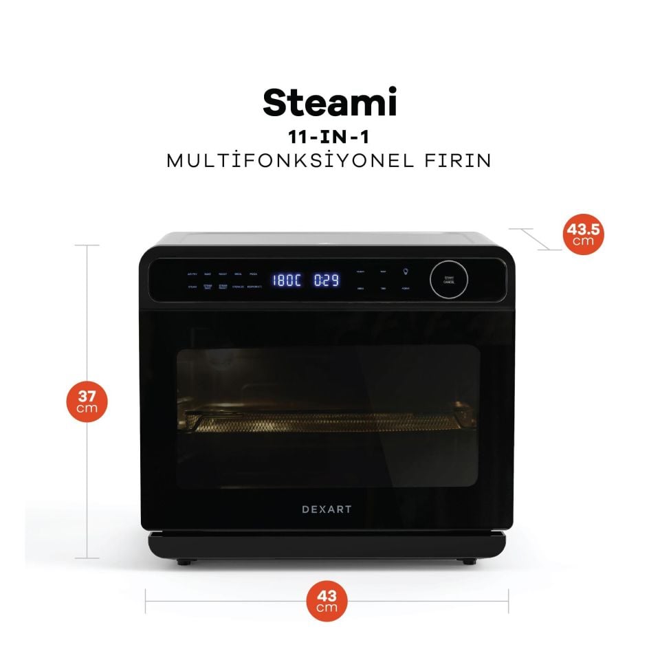 Dexart Steami 11-in-1 Multifunctional Buharlı Fırın