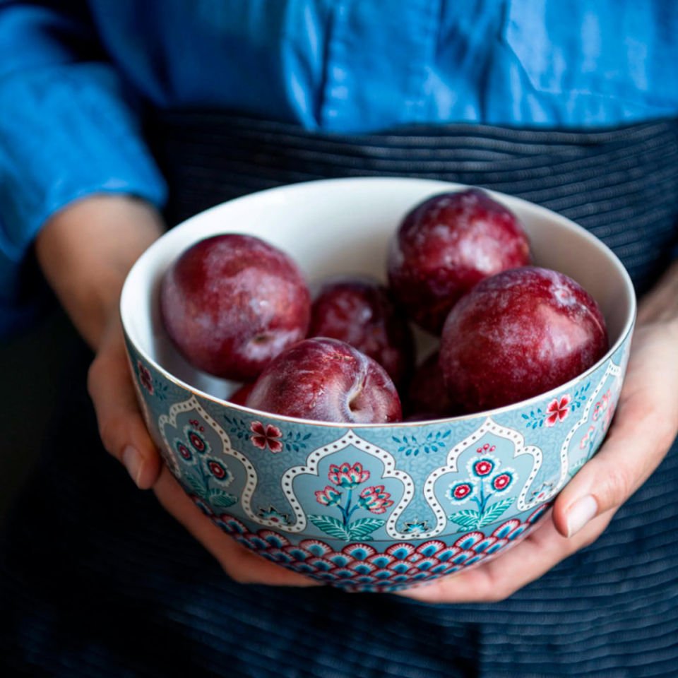 Mavi Porselen Kase 18 Cm Flower Festival Collection by Pip Studio