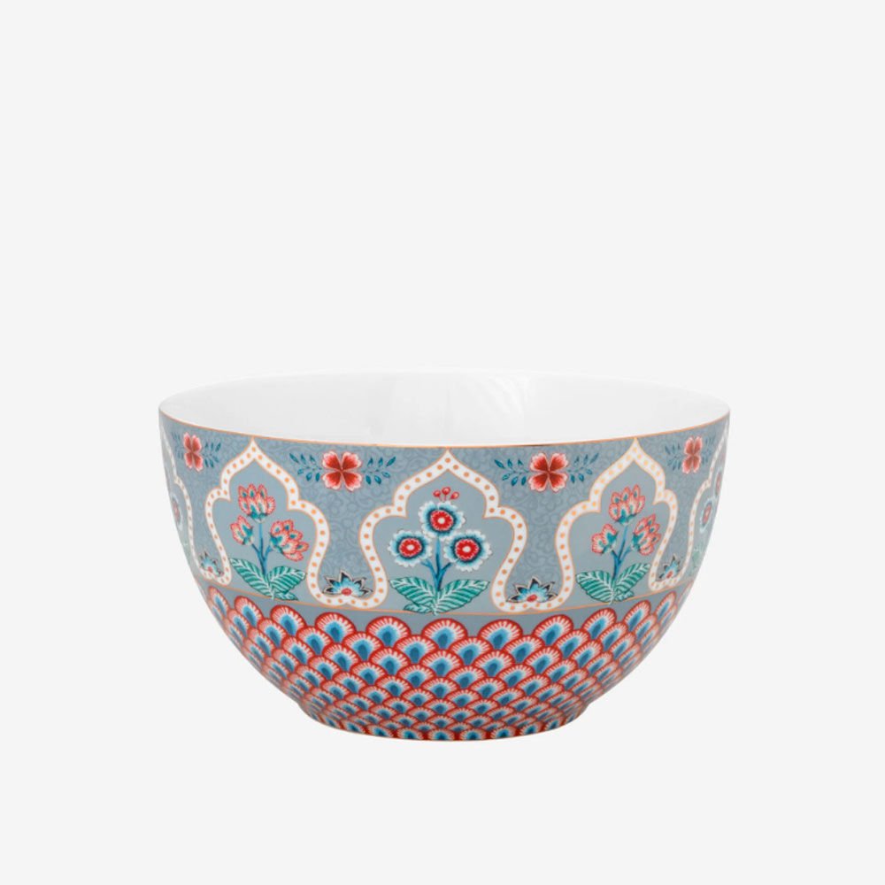 Mavi Porselen Kase 18 Cm Flower Festival Collection by Pip Studio