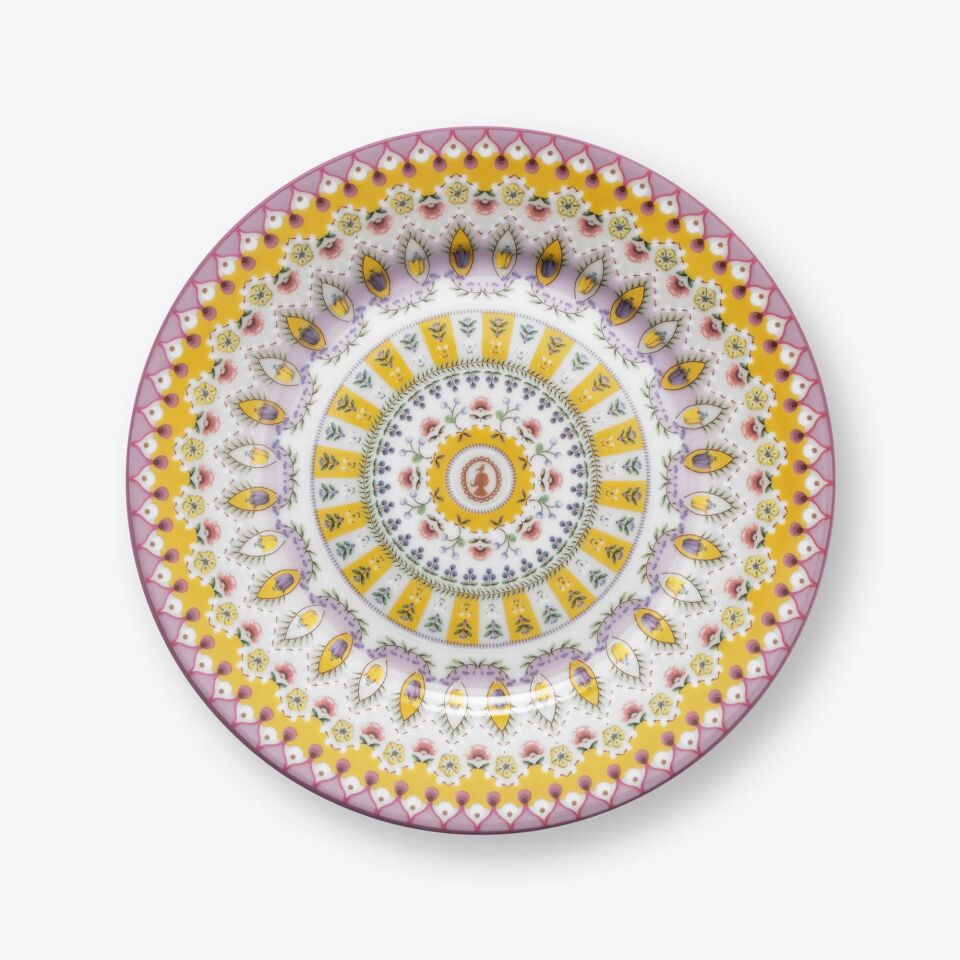Pip Studio Sarı Porselen Pasta Tabağı 17 Cm