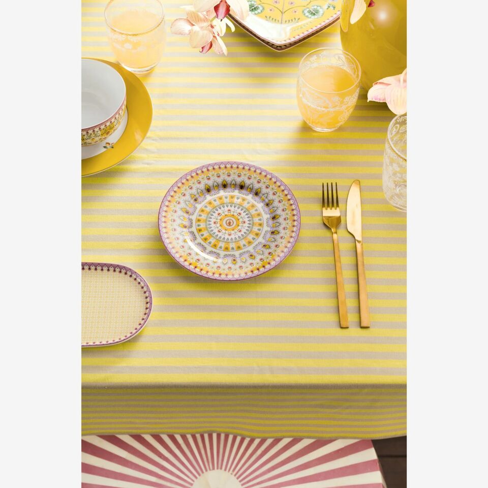 Pip Studio Sarı Porselen Pasta Tabağı 17 Cm