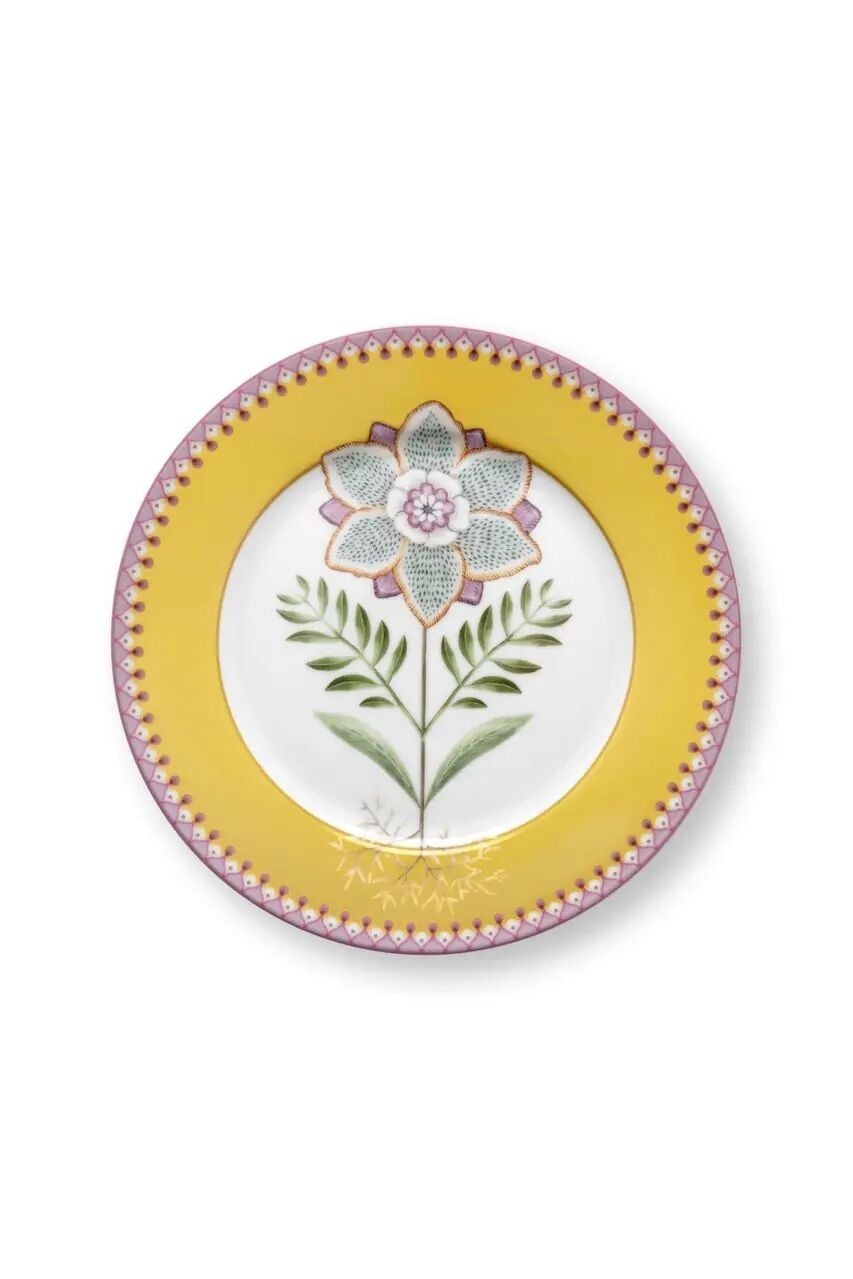 Pip Studio Sarı Porselen Kahvaltı Tabağı 21 Cm