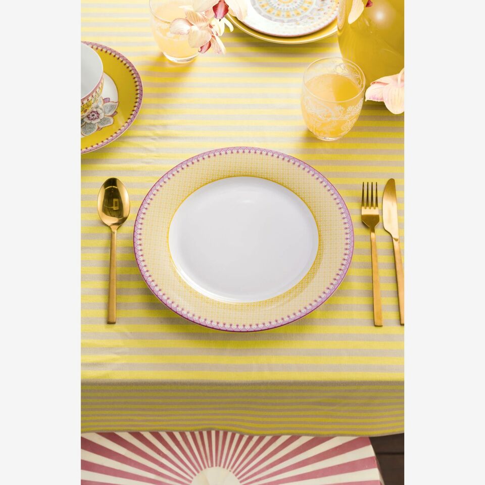 Pip Studio Sarı Porselen Yemek Tabağı 26,5 Cm