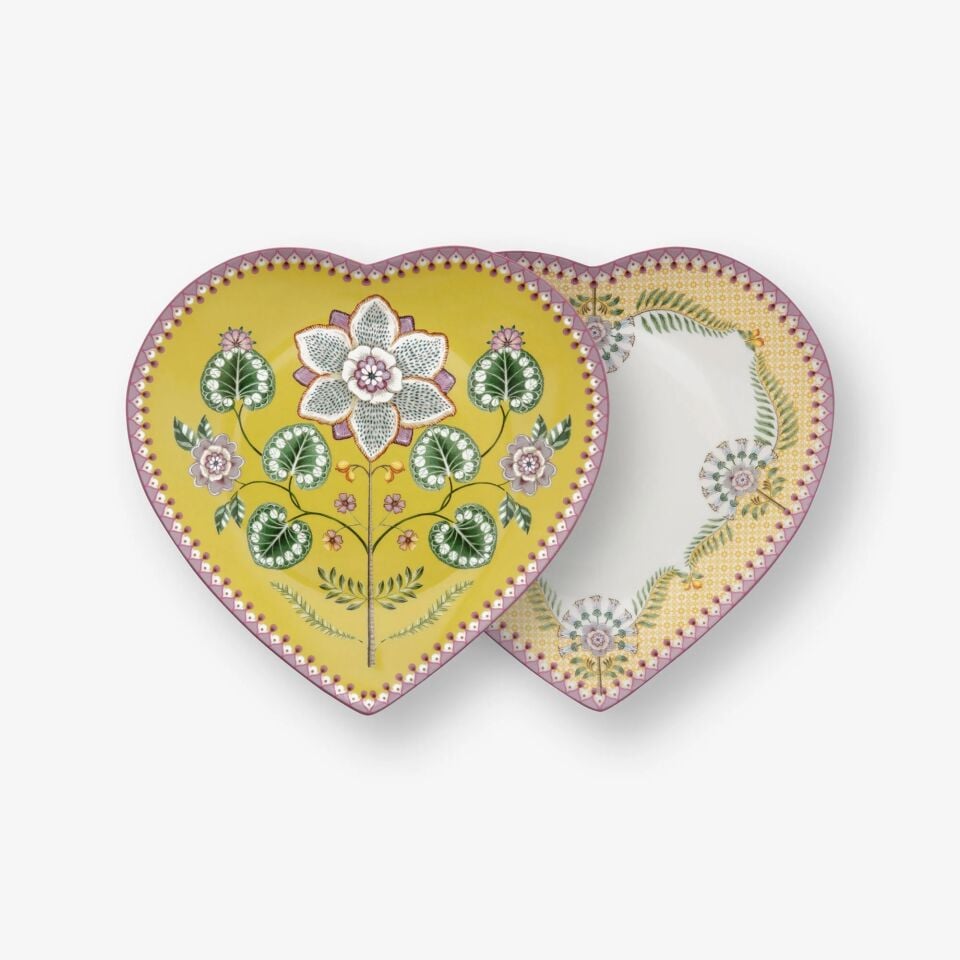 Pip Studio Sarı Porselen Servis Tabağı 21,5 Cm