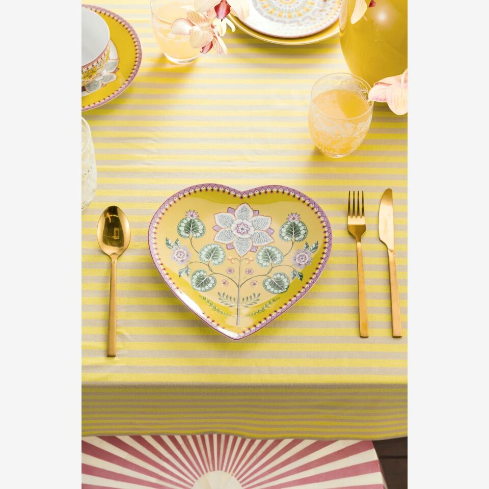 Pip Studio Sarı Porselen Servis Tabağı 21,5 Cm