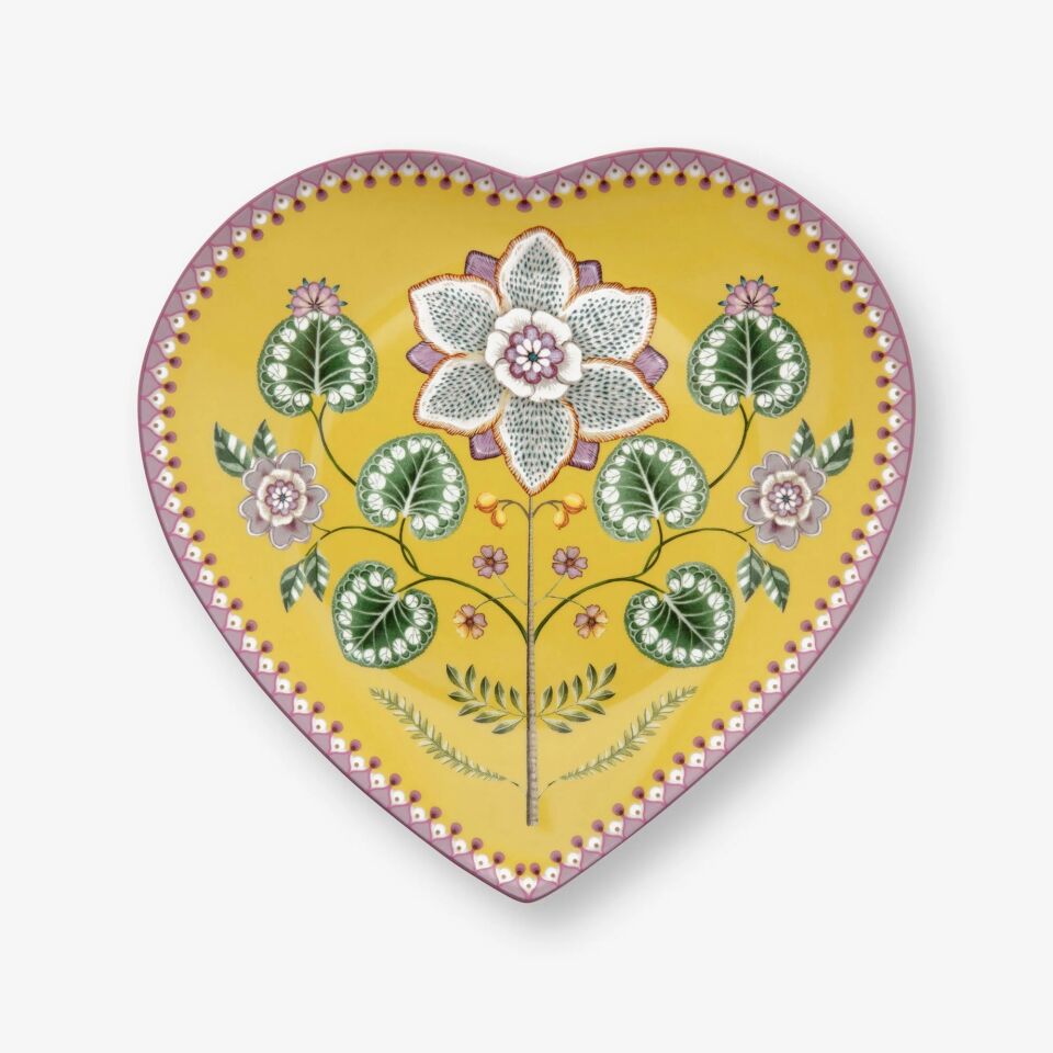 Pip Studio Sarı Porselen Servis Tabağı 21,5 Cm