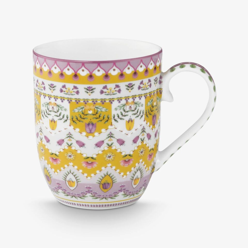 Sarı Porselen Kupa Seti Lily & Lotus Collection | by Pip Studio