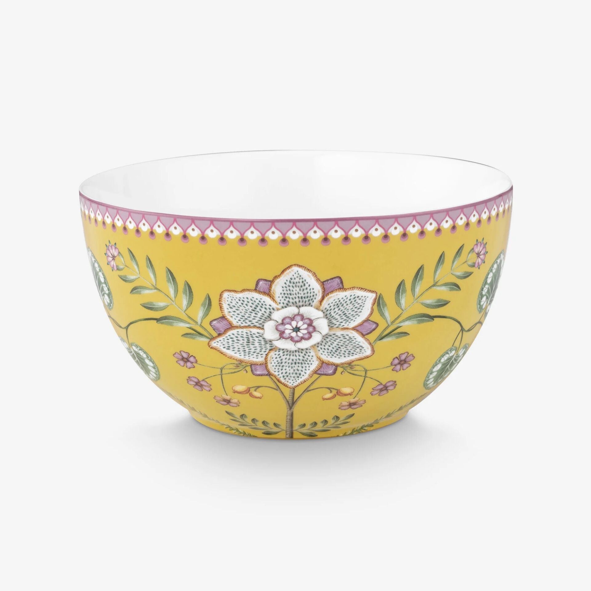Sarı Porselen Servis Kasesi 18 Cm Lily & Lotus Collection | by Pip Studio