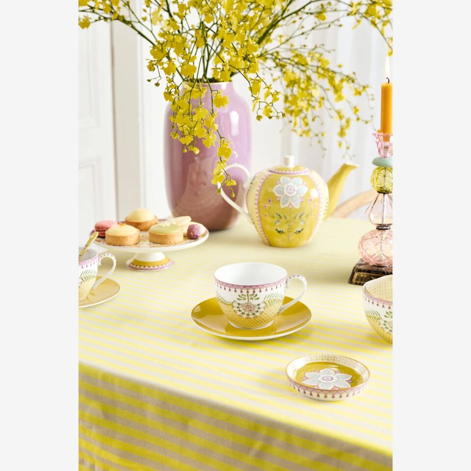 Sarı Porselen Çay Fincanı 280 Ml Lily & Lotus Collection | by Pip Studio