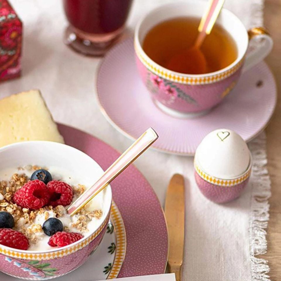 Pembe Porselen Çay Fincan Seti 280 Ml La Majorelle Collection by Pip Studio