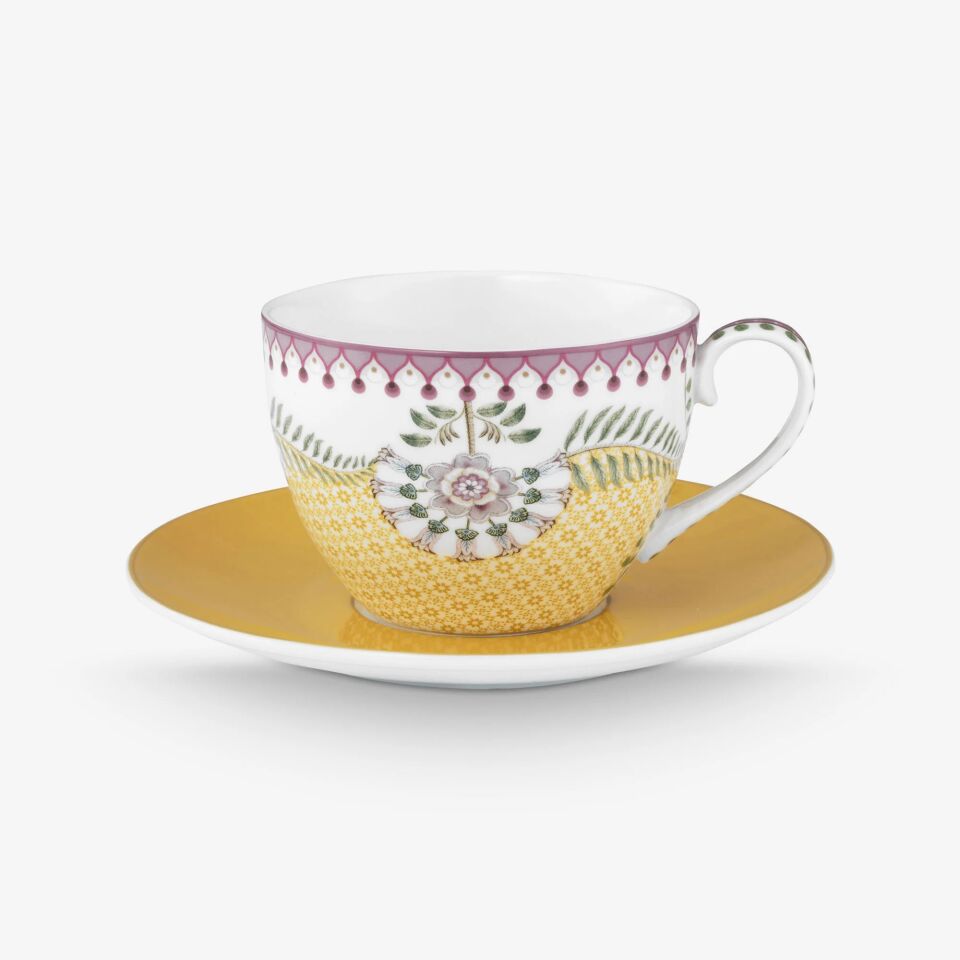 Sarı Porselen Çay Fincan Seti 280 Ml Lily & Lotus Collection | by Pip Studio