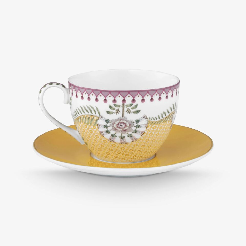 Sarı Porselen Çay Fincan Seti 280 Ml Lily & Lotus Collection | by Pip Studio