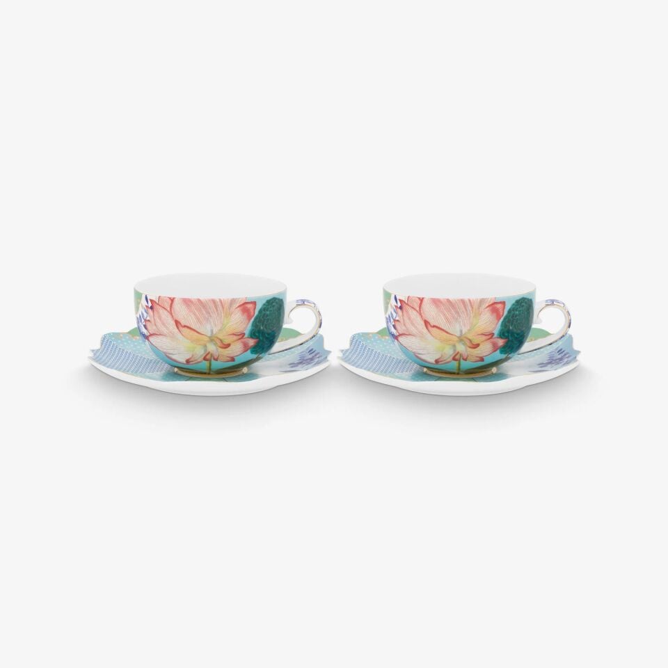 Pip Studio Mavi Porselen Çay Fincan Seti 225 Ml Royal Collection | by Pip Studio