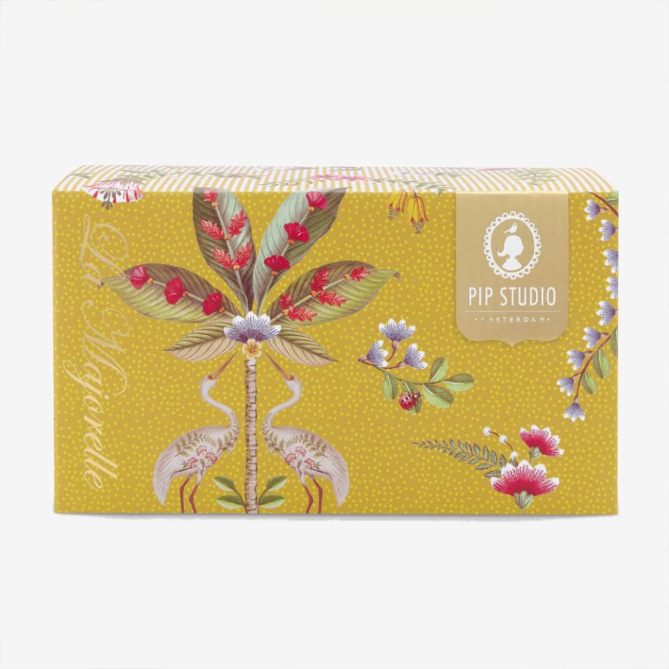 Sarı Porselen Çay Fincan Seti 280 Ml La Majorelle Collection by Pip Studio