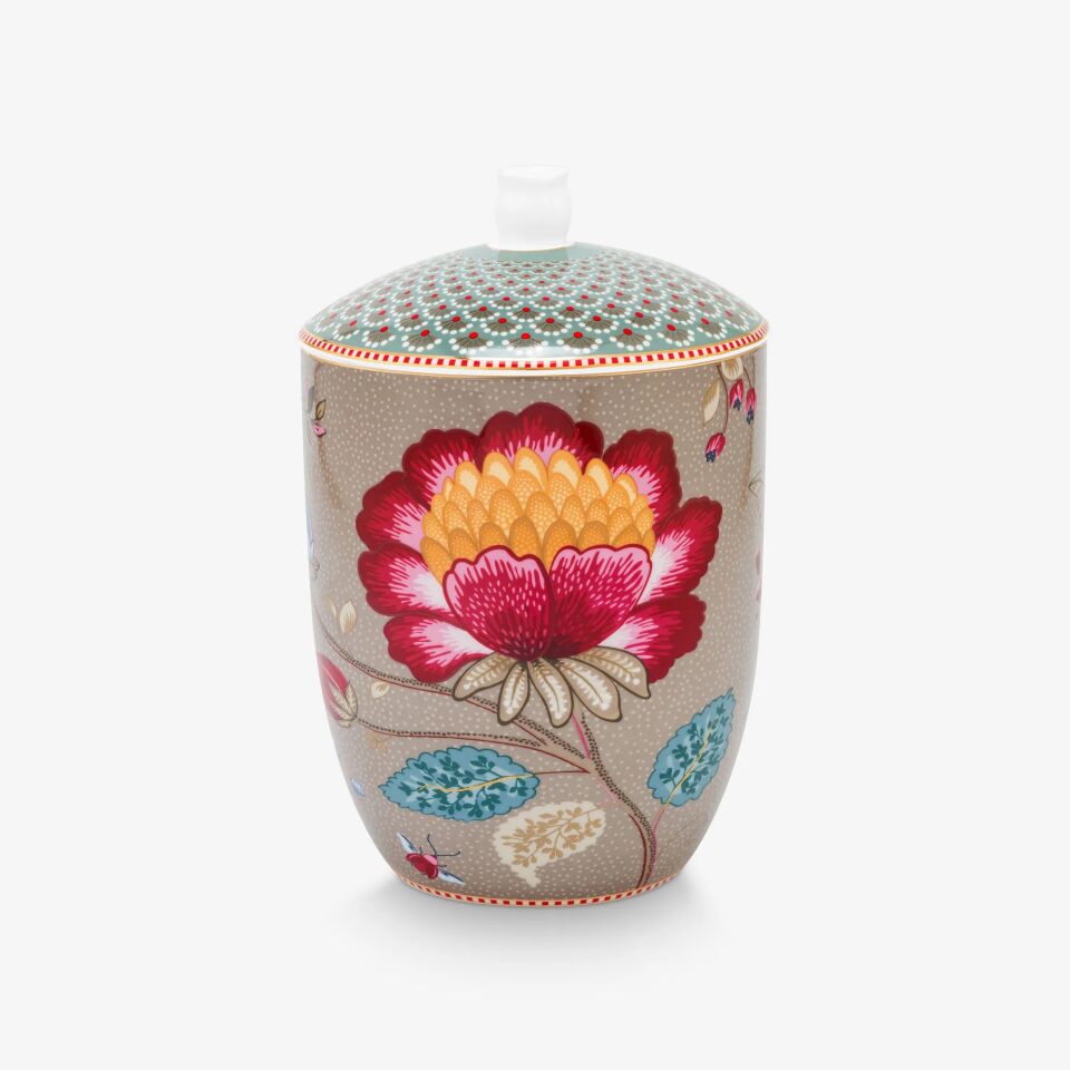 Haki Porselen Saklama Kabı 1500 Ml Fantasy Blooming Tales Collection | by Pip Studio