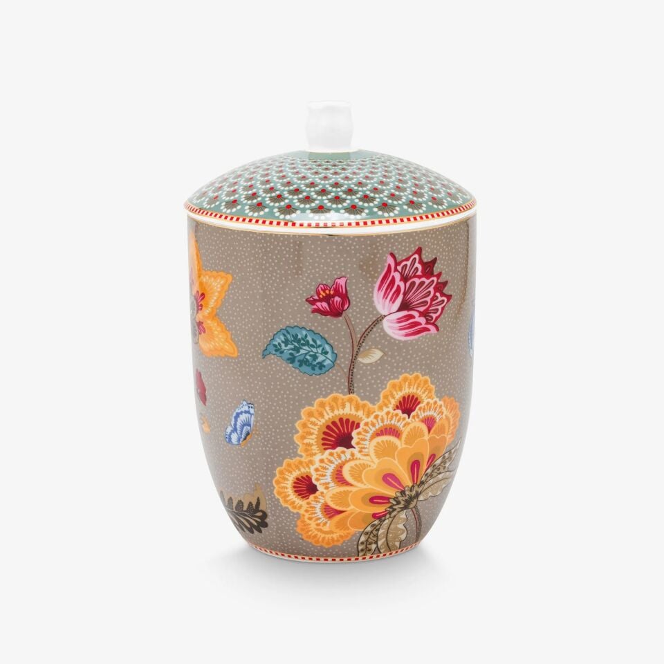 Haki Porselen Saklama Kabı 1500 Ml Fantasy Blooming Tales Collection | by Pip Studio