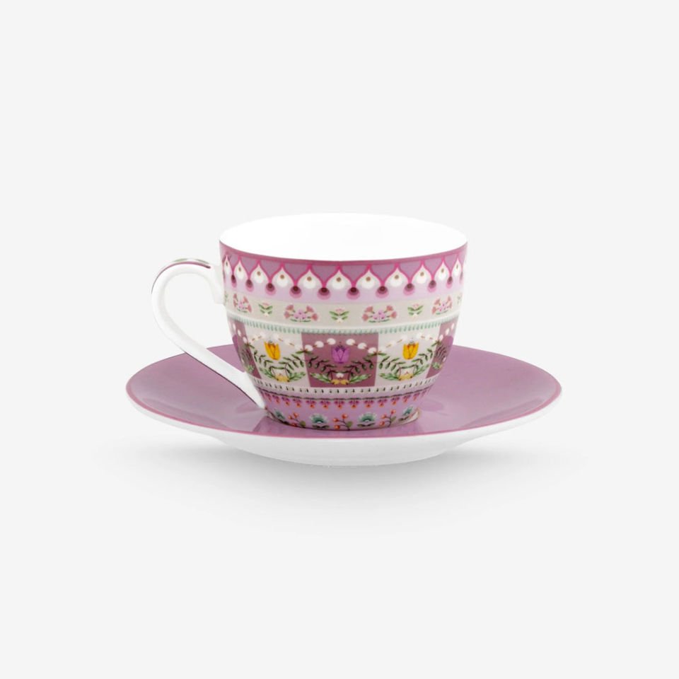 Mor Porselen Kahve Fincanı 120 Ml Lily & Lotus Collection by Pip Studio