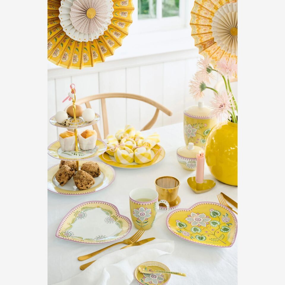 Sarı Porselen Saklama Kabı 1500 Ml Lily & Lotus Collection | by Pip Studio