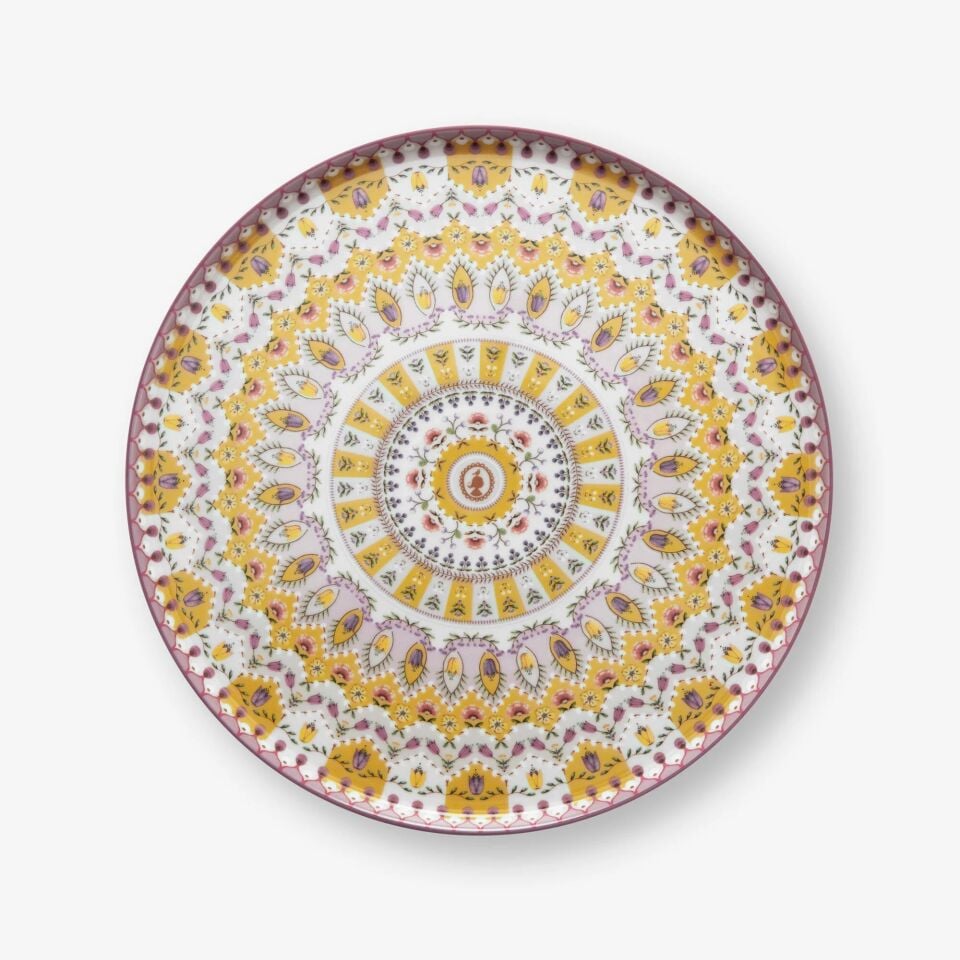 Sarı Porselen Kek Standı 21 Cm Lily & Lotus Collection | by Pip Studio