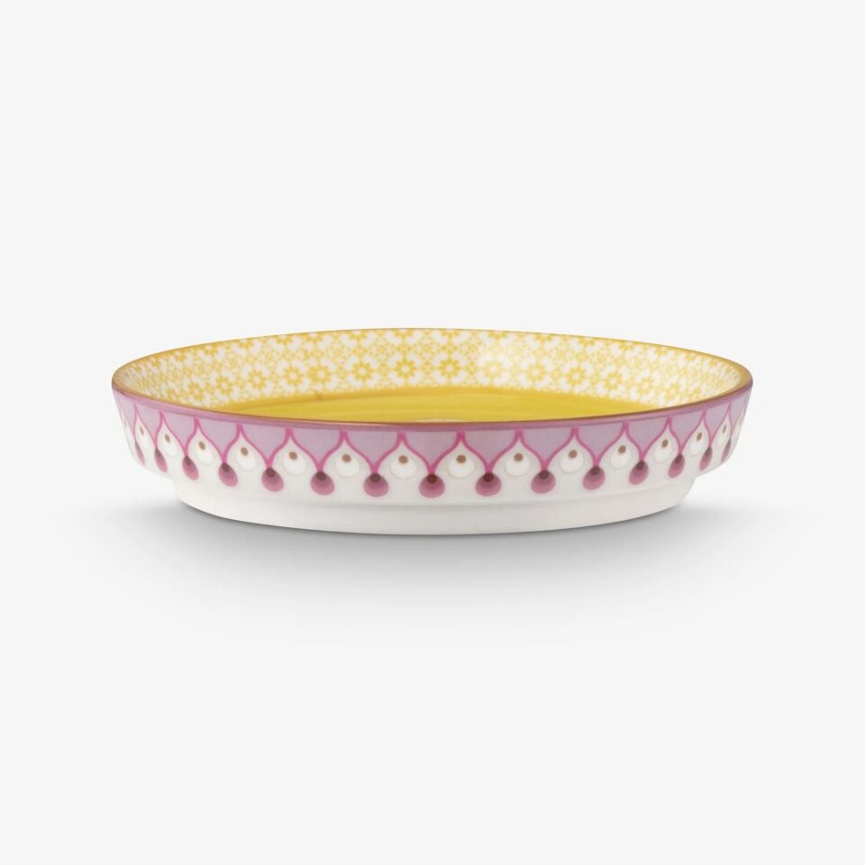 Sarı Porselen Çay Tabağı 9 Cm Lily & Lotus Collection | by Pip Studio