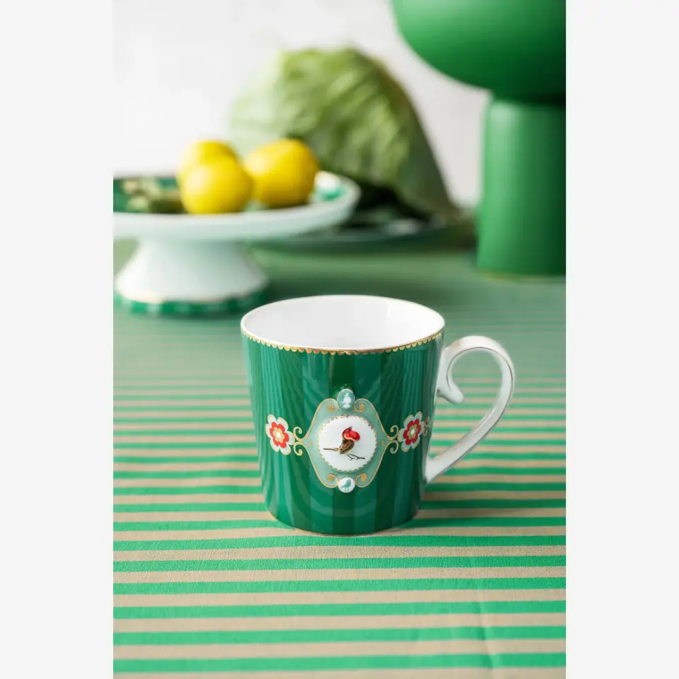 Pip Studio Yeşil Porselen Kupa Seti 250 Ml