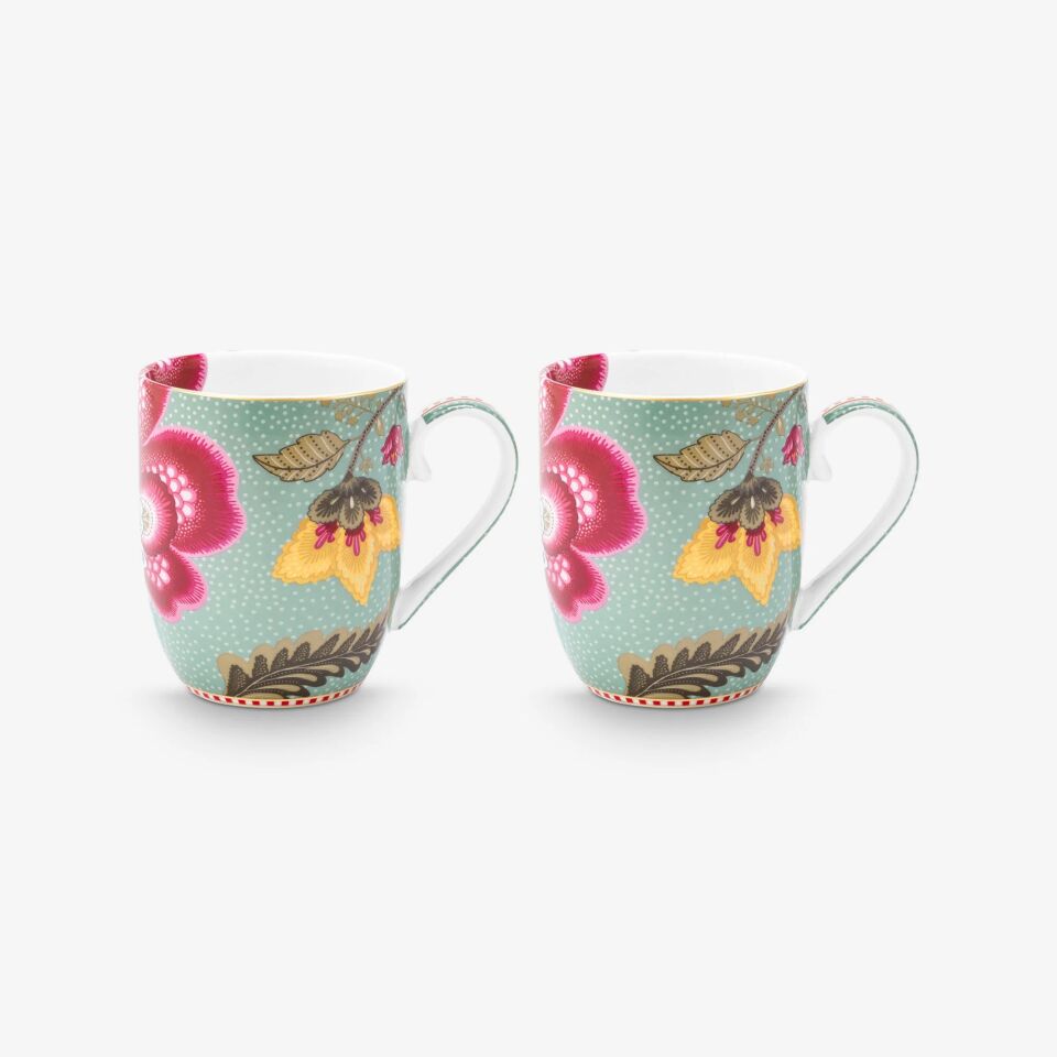 Mavi Porselen Kupa Seti 145 Ml Fantasy Blooming Tales Collection | by Pip Studio