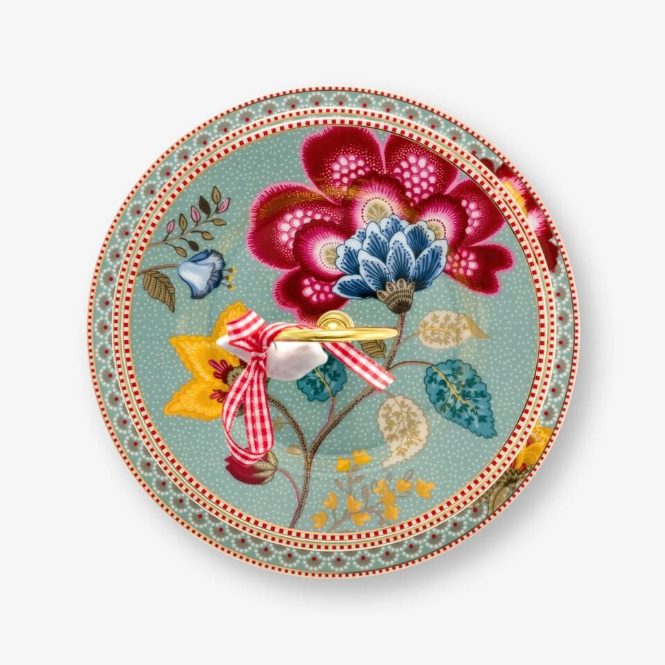 Mavi Porselen Kek Standı 26,5 Cm Fantasy Blooming Tales Collection | by Pip Studio