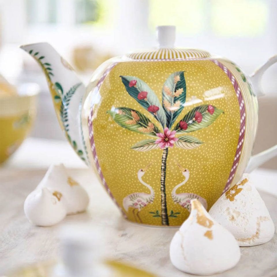 Sarı Porselen Demlik 1600 Ml La Majorelle Collection by Pip Studio