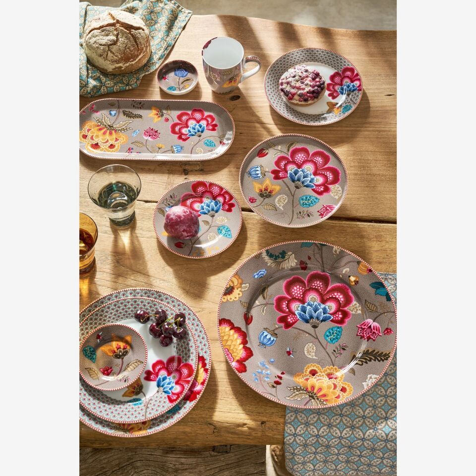 Haki Porselen Kahvaltı Tabağı 21 Cm Fantasy Blooming Tales Collection | by Pip Studio