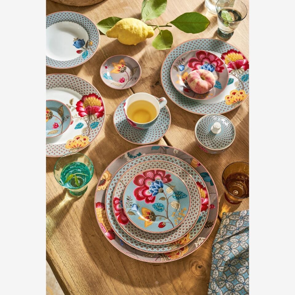 Haki Porselen Kahvaltı Tabağı 21 Cm Fantasy Blooming Tales Collection | by Pip Studio