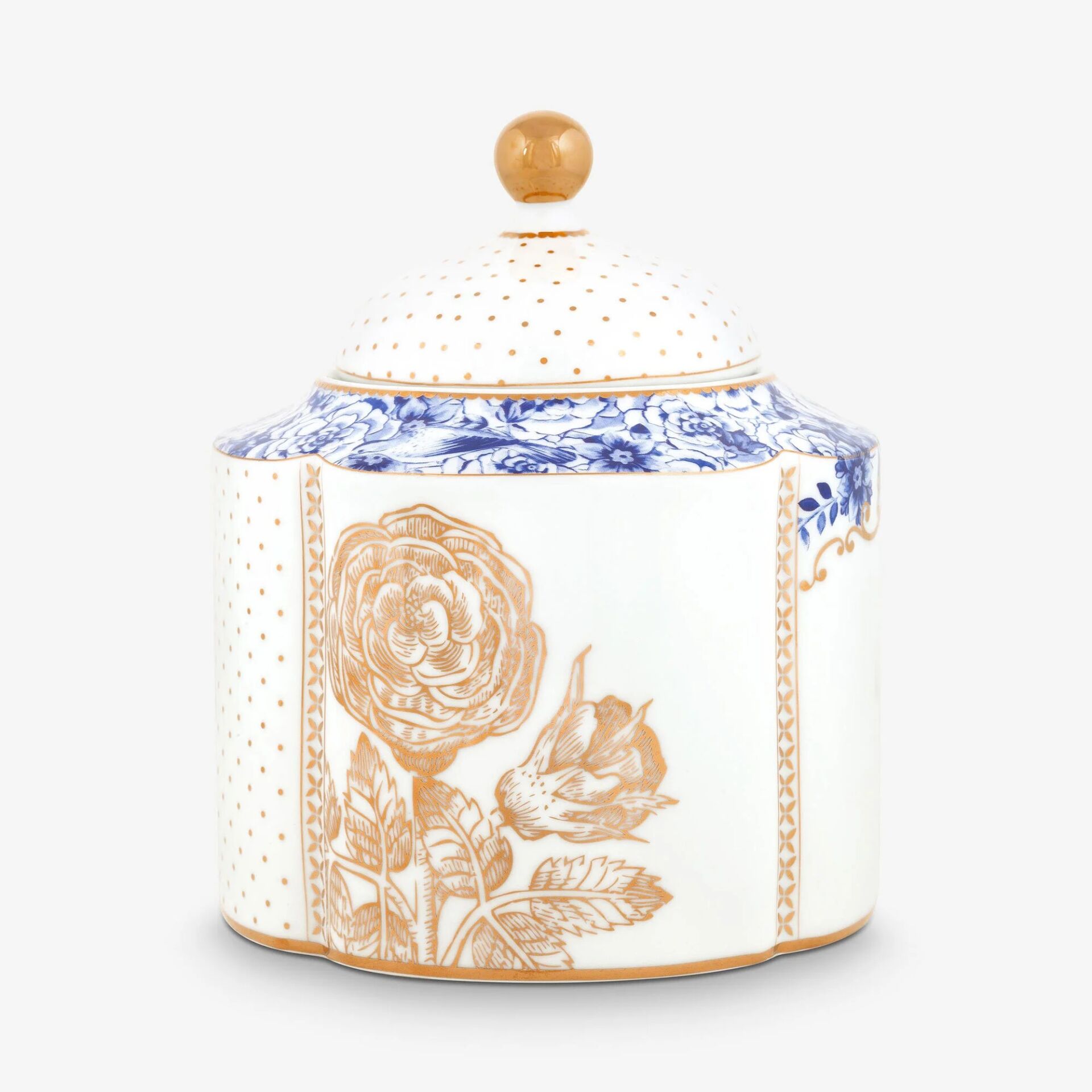 Beyaz Porselen Saklama Kabı 1750 Ml Royal White Collection | by Pip Studio