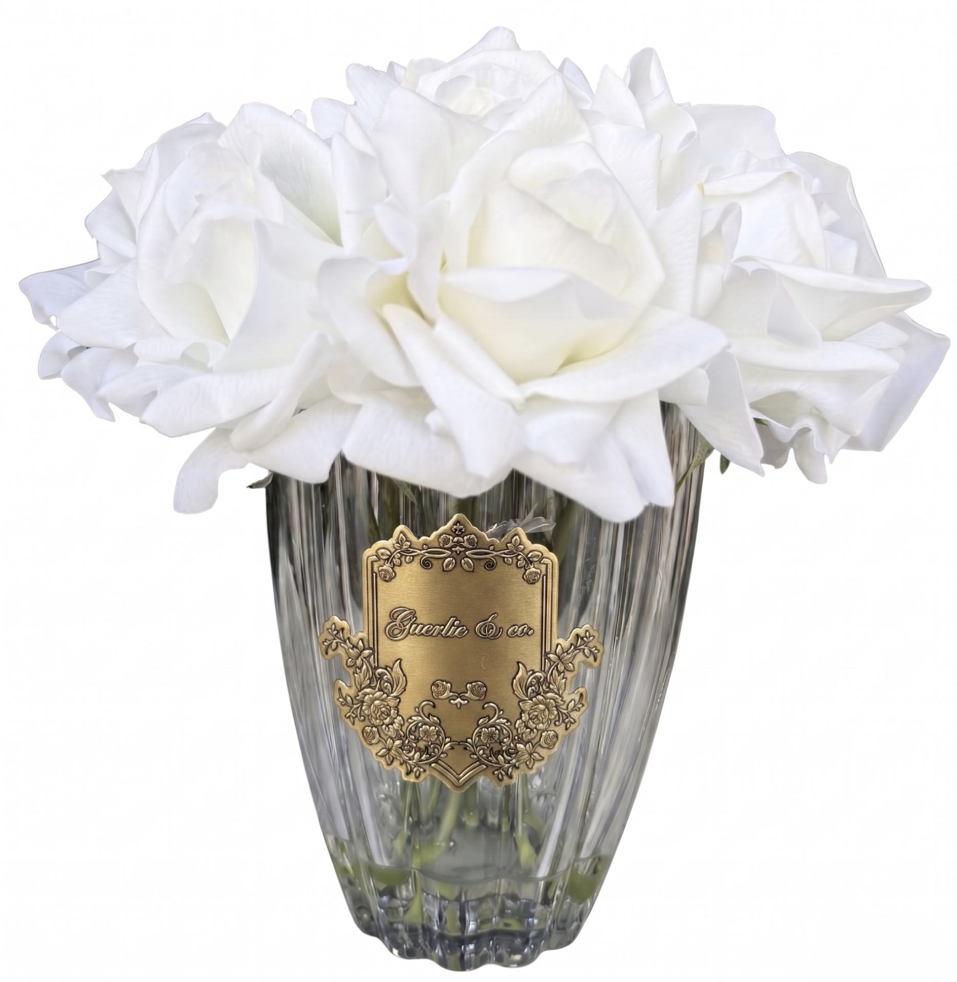 Guerlie&co. Beyaz 11 Gül Oval Gold