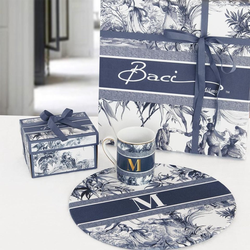 Baci Milano Alphabet M Harfli Kupa