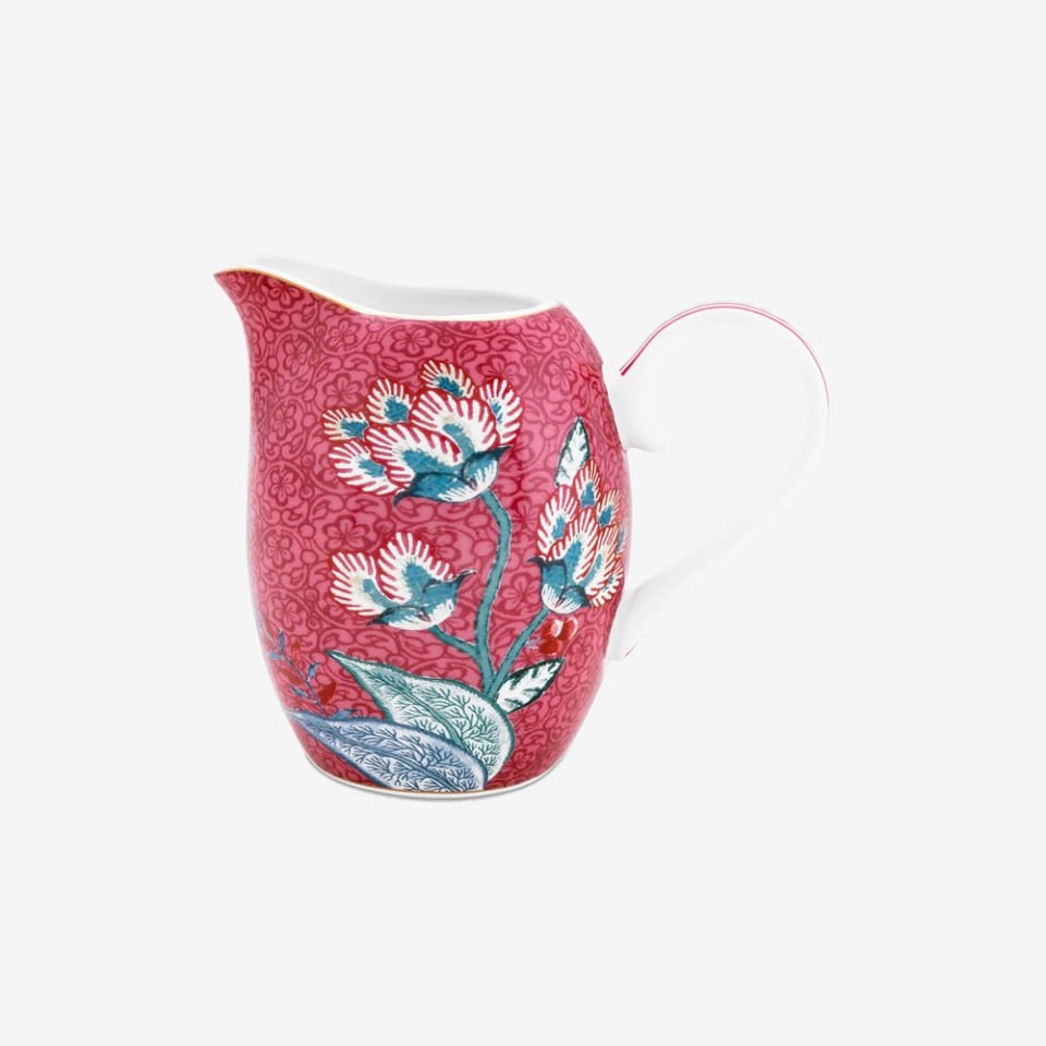 Kırmızı Porselen Sütlük 250 Ml Flower Festival Collection by Pip Studio