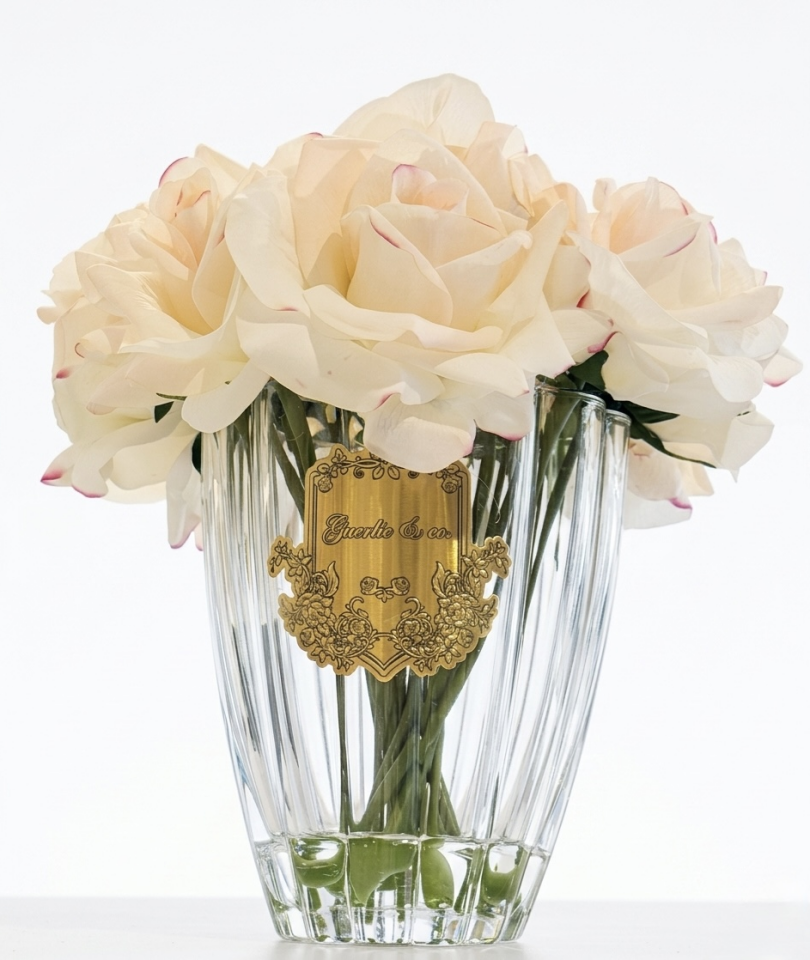 Guerlie&co. Krem Pembe 11 Gül Oval Gold