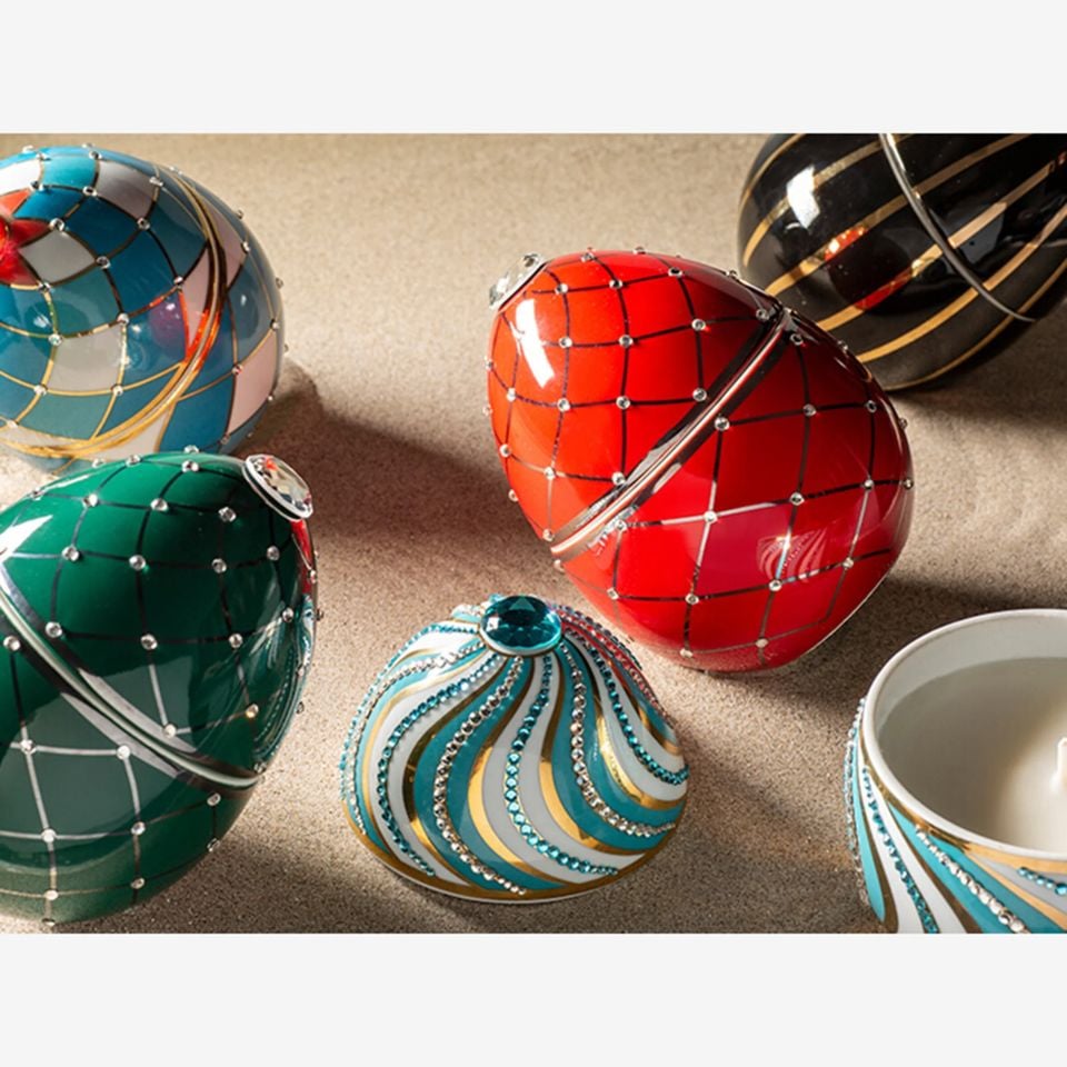 Mavi Seramik Mum 200 Gr Bois De Roussie Collection by Ladenac Milano