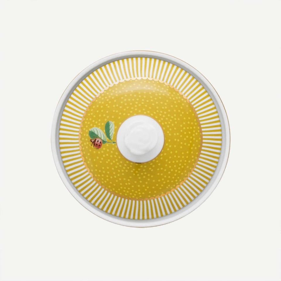 Sarı Porselen Şekerlik 300 Ml La Majorelle Collection by Pip Studio