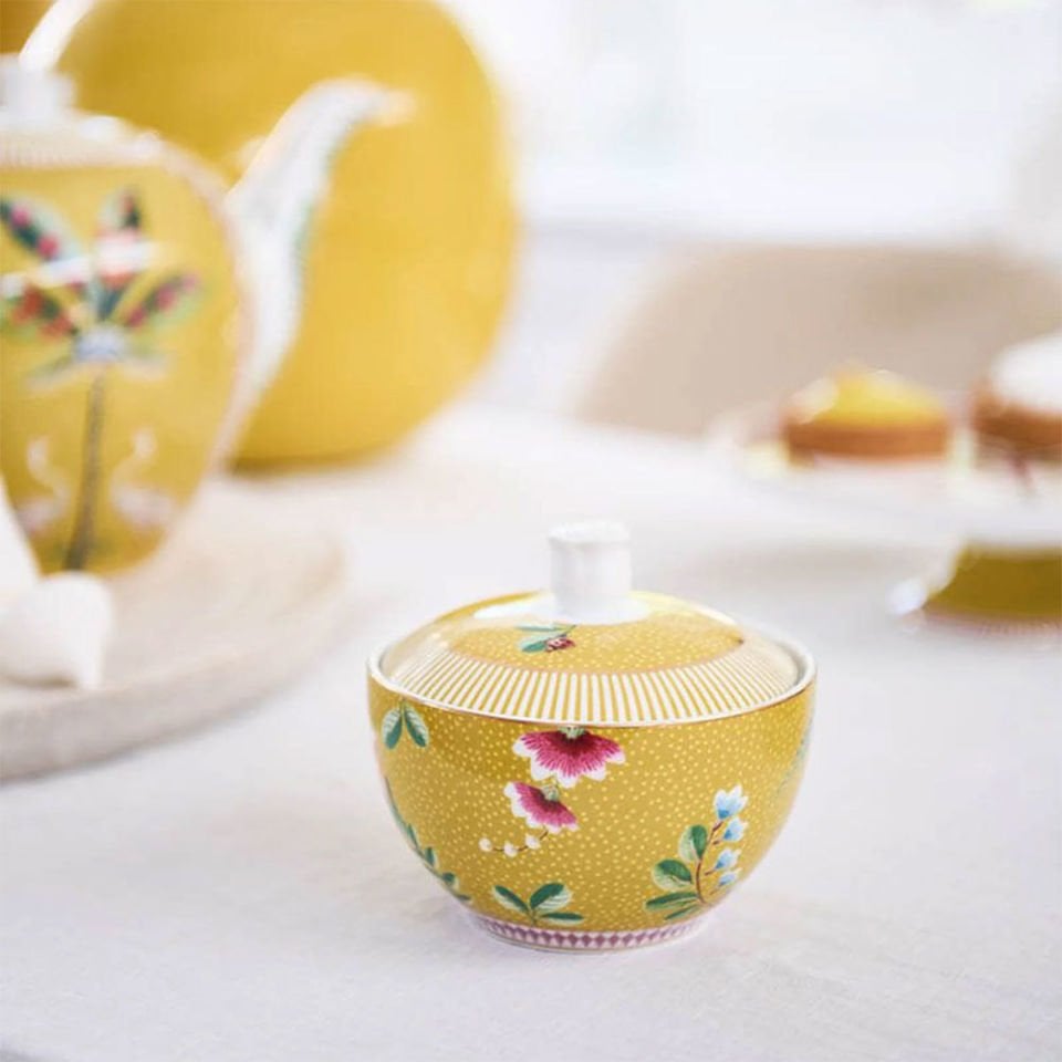 Sarı Porselen Şekerlik 300 Ml La Majorelle Collection by Pip Studio