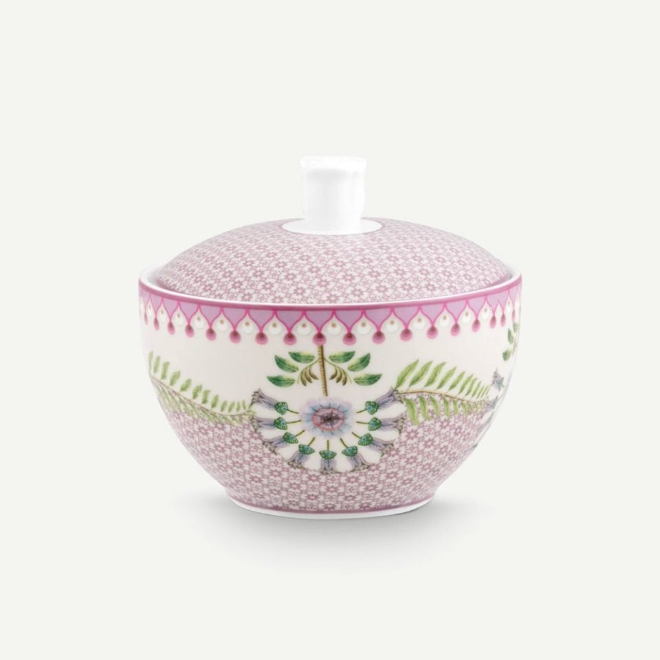 Mor Porselen Şekerlik 300 Ml Lily & Lotus Collection by Pip Studio