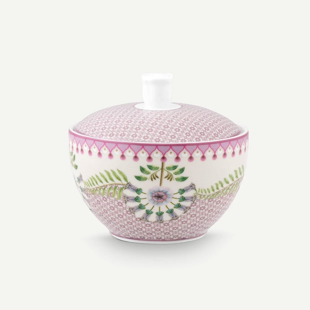 Mor Porselen Şekerlik 300 Ml Lily & Lotus Collection by Pip Studio