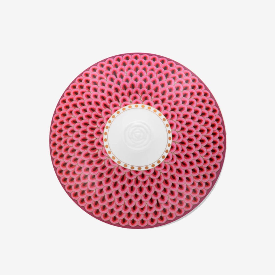 Kırmızı Porselen Küp 1500 Ml Flower Festival Collection by Pip Studio