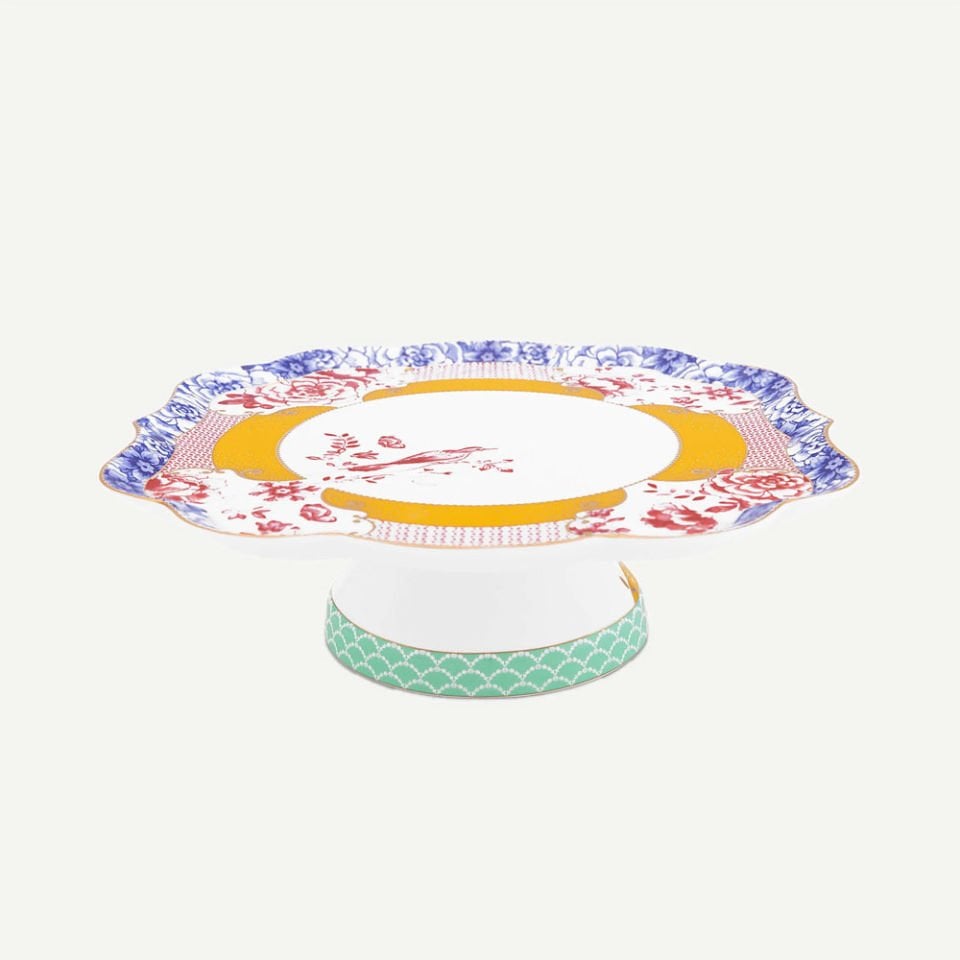 Mavi Porselen Kek Standı 24 Cm Royal Collection by Pip Studio