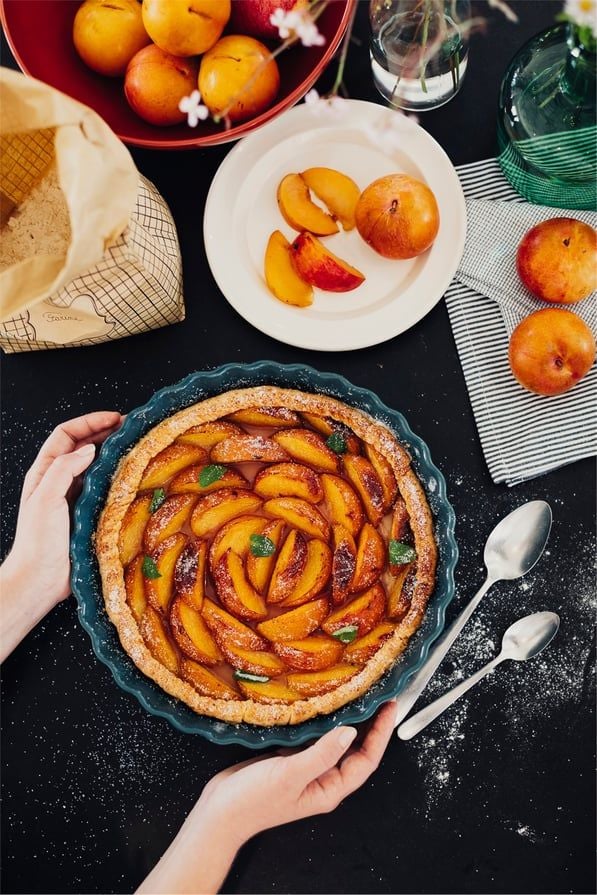 Emile Henry Tart-Börek Fırın Kabı Yuvarlak 24 cm(EH976024) SARI