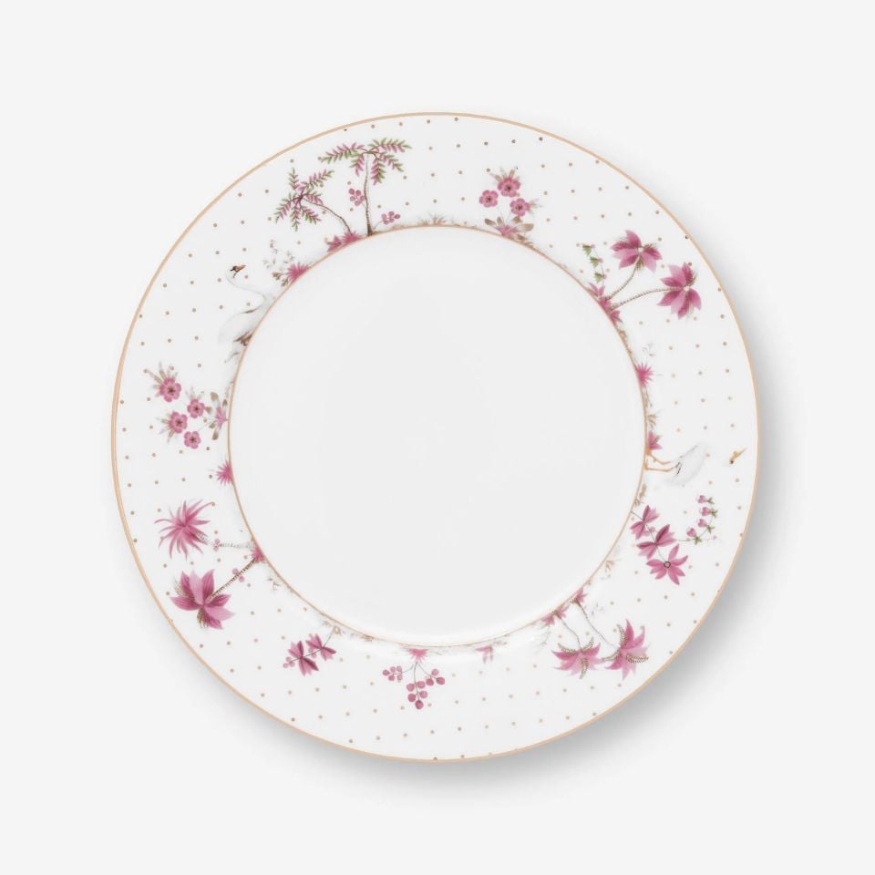 Beyaz Porselen Kahvaltı Tabağı 21 Cm Jolie Collection by Pip Studio