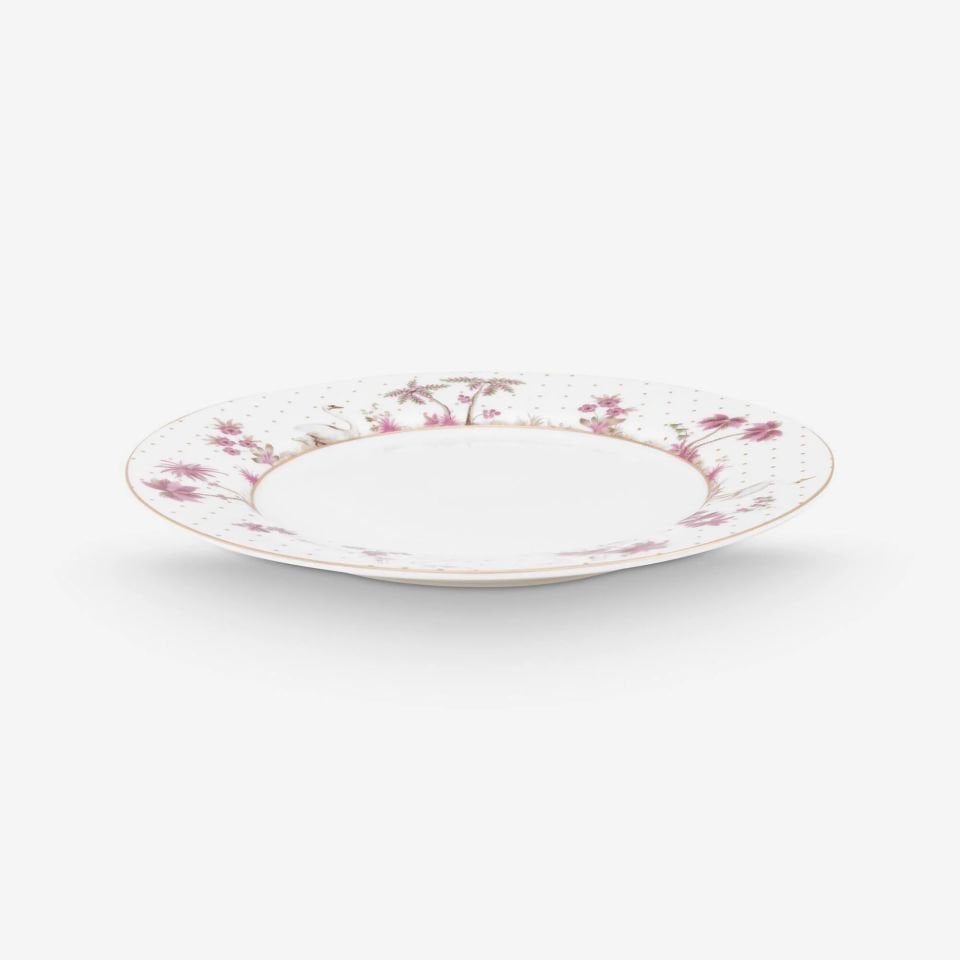 Beyaz Porselen Kahvaltı Tabağı 21 Cm Jolie Collection by Pip Studio