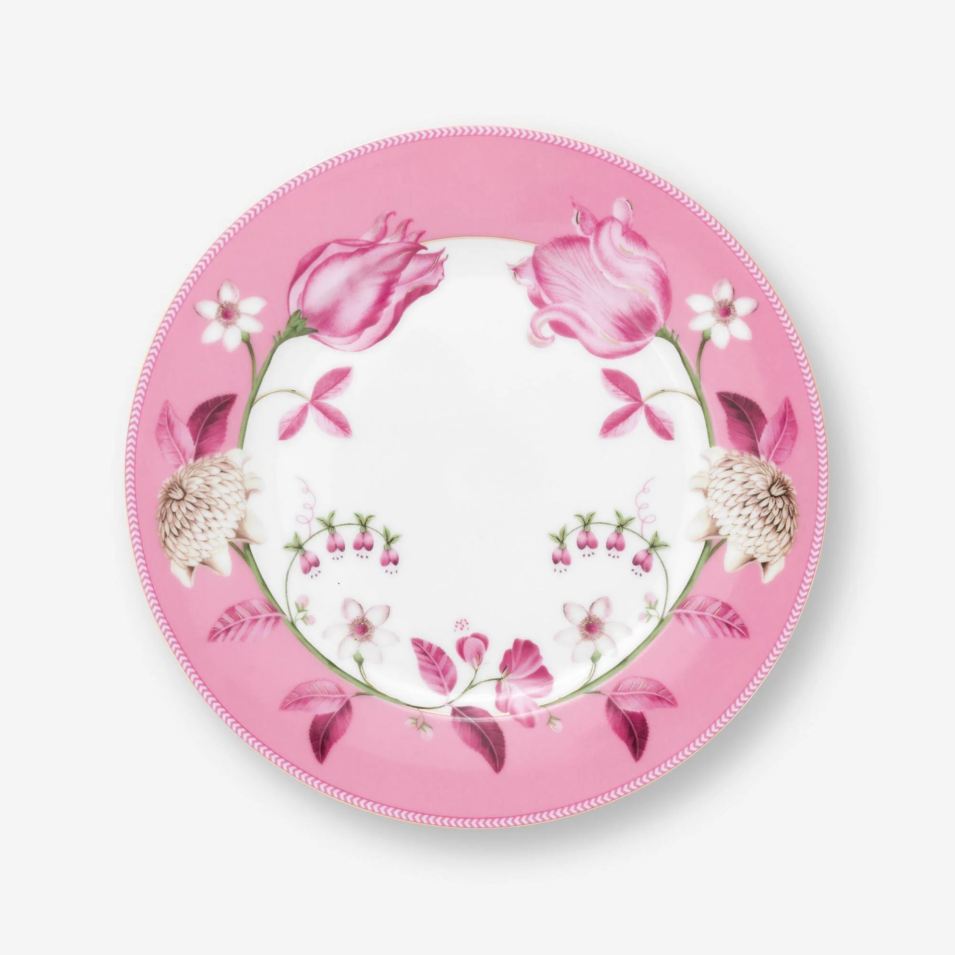 Pembe Porselen Kahvaltı Tabağı 23 Cm Jolie Collection by Pip Studio